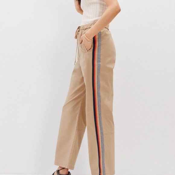 Anthropologie Maeve Classic Track Pants Size Medium - Picture 3 of 10
